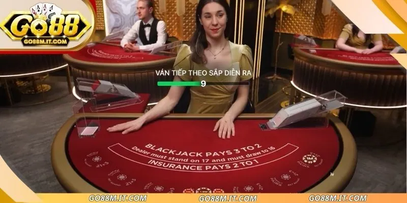 Chia bài Blackjack Online