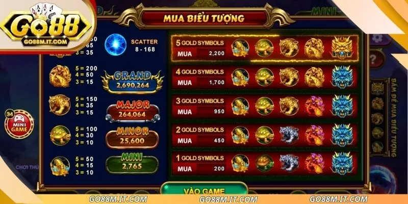 Chọn game nổ hũ go88