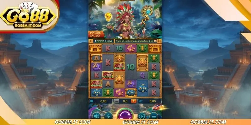 Các mốc jackpot hiển thị
